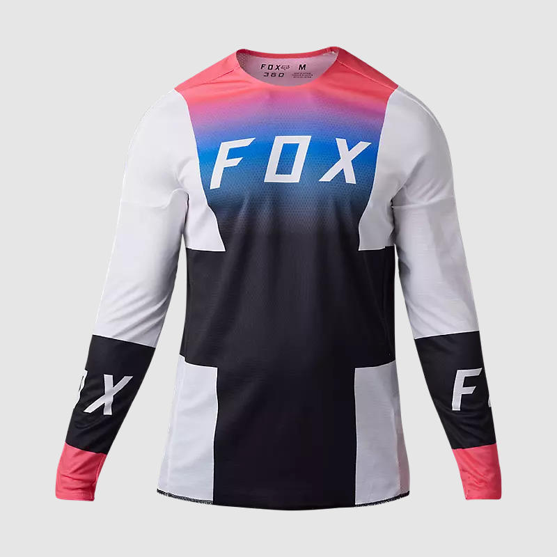 Fox Polera Moto 360 Horyzn Negro/Blanco/Rosado Fox