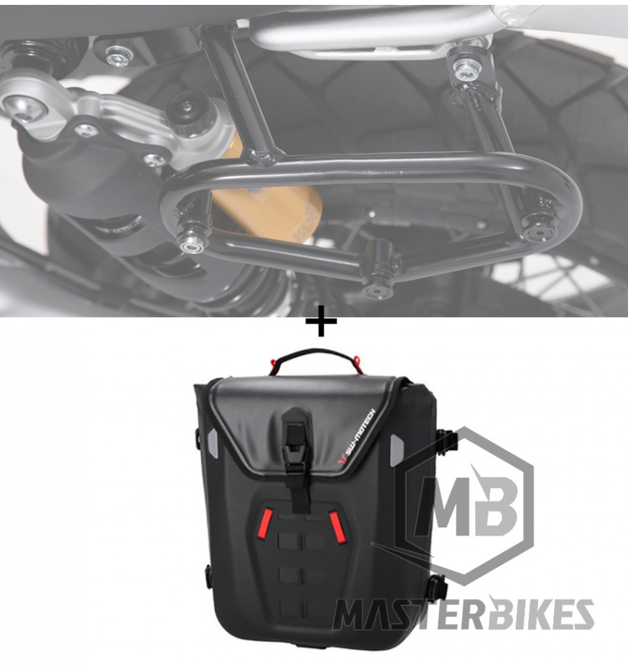 SW Motech SW-MOTECH - KIT ANCLAJE SLC + Bolso SYSBAG M (17-23 LTS) TRIUMPH SCRAMBLER 1200 XC / XE