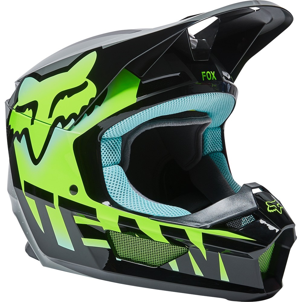 Fox Casco Moto V1 Trice Verde