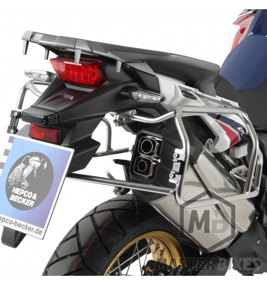 Hepco & Becker Hepco & Becker - Anclaje Maletas Laterales Honda Africa Twin 1000 (Acero Inox Cut-Out)