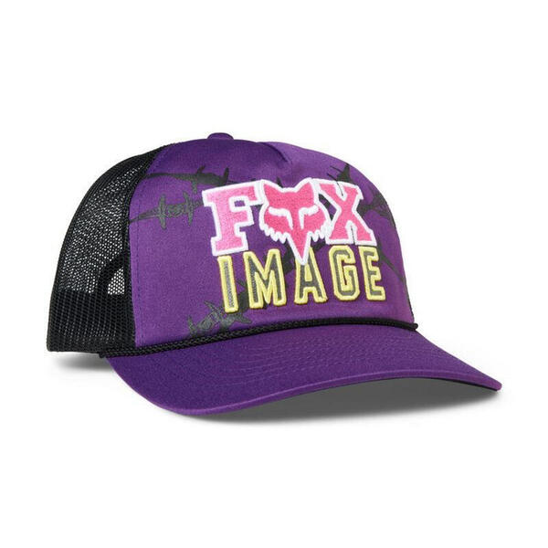 Fox Gorro Jockey Lifestyle Barb Wire Snapback Morado Fox