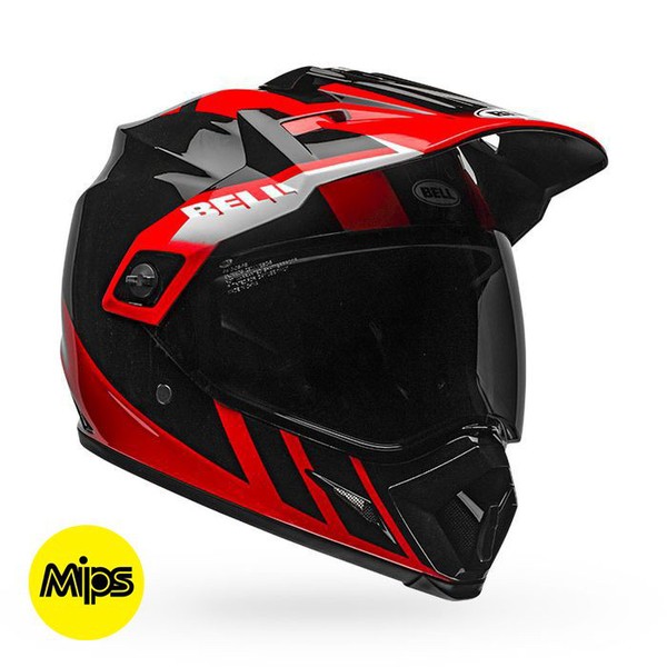 Cascos Doble Proposito BELL Casco Bell Mx 9 Adventure Mips Dash Bk Rd Wh