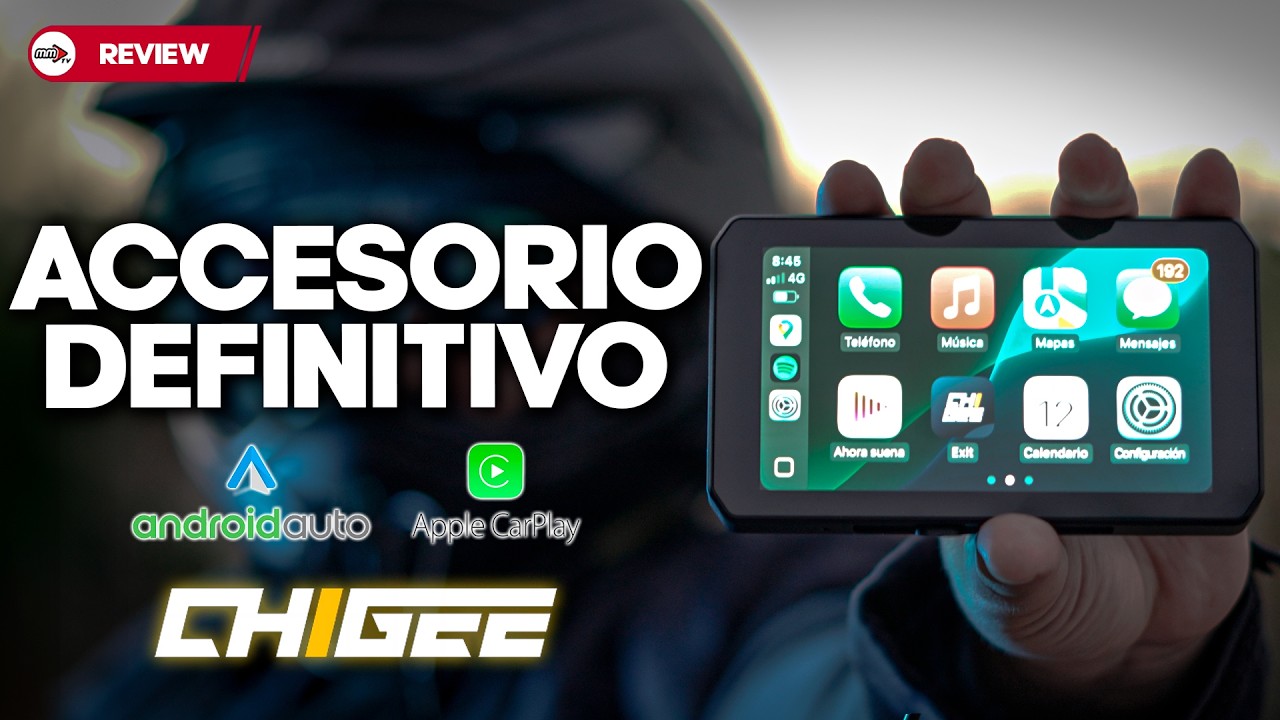 Chigee: la pantalla que transforma tu motocicleta en una experiencia multimedia completa